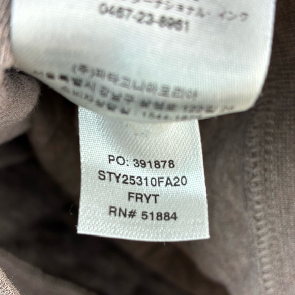 Patagonia light brown Women's Organic Cotton Quilt Crewneck sweatshirt size Med - Picture 8 of 9